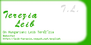 terezia leib business card